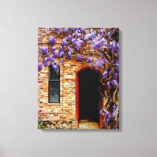 Verzauberte Wisteria Lane Leinwanddruck