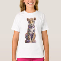 Verzauberter Amethyst Jaguar Welpe Fine Art Druck