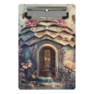 Verzauberter Bienen-Garten-Fantasy (8) Mini Klemmbrett