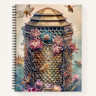 Verzauberter Bienengarten Fantasy (1) Notizbuch