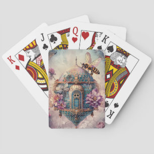 Verzauberter Bienengarten Fantasy (2) Spielkarten
