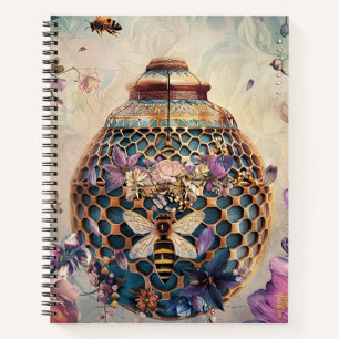 Verzauberter Bienengarten Fantasy (6) Notizbuch