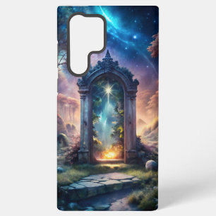 Verzauberter Fantasy-Wald-Galaxie-Portal Samsung Galaxy Hülle