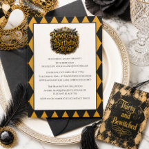 Verzauberter Geburtstag Gothic-Maskenball-Party