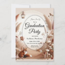 Verzauberter Herbstwaldbestand Einladung