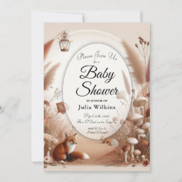 Verzauberter Herbstwaldbestand Einladung