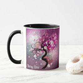 Verzauberter Kirschtanz Tasse