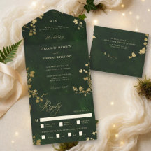 Verzauberter Minimalrahmen Wald Gold Magische Hoch