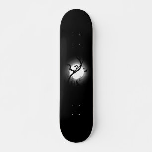 verzauberter Nachtwald Skateboard