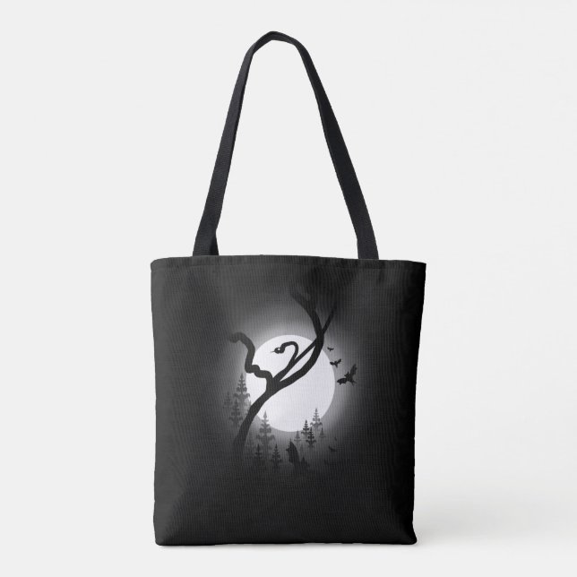 verzauberter Nachtwald Tasche (Rückseite)