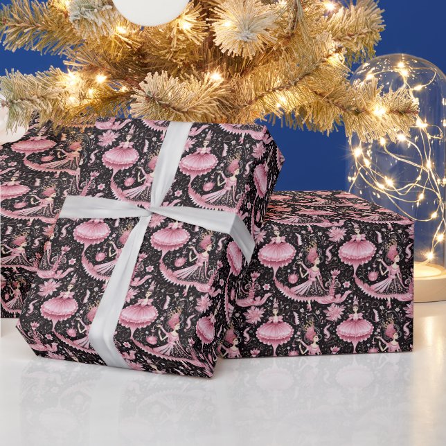 Verzauberter Nutcracker Classic, Clara Geschenkpapier (Feiertage)