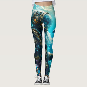 Verzauberter Ozean Odyssee Leggings