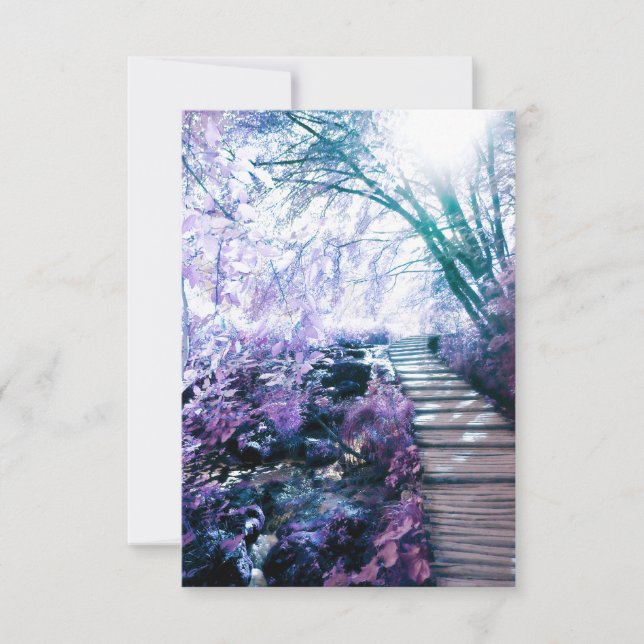 verzauberter Pfad Einladung (Vorderseite)