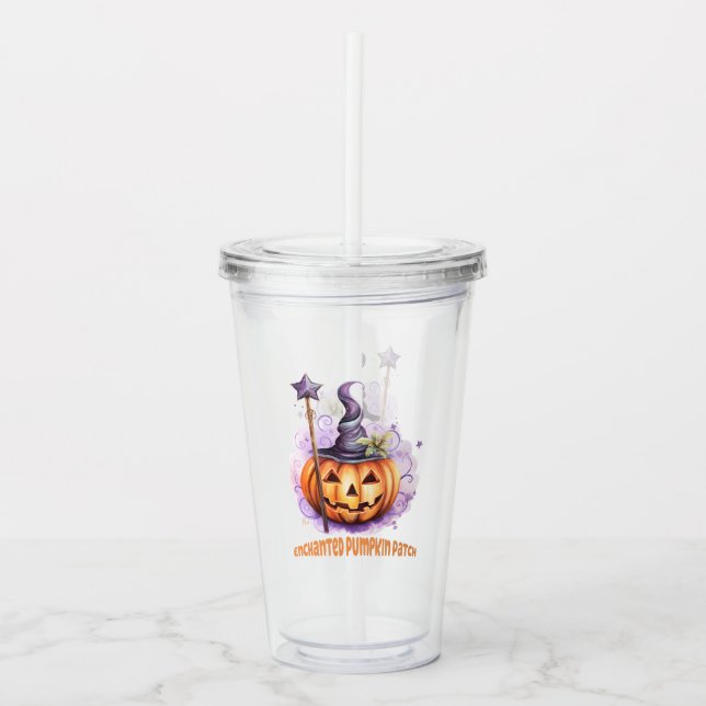 Verzauberter Pumpkin-Patch Acryltrinkbecher (Vorderseite)