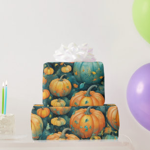 Verzauberter Pumpkin-Patch Geschenkpapier