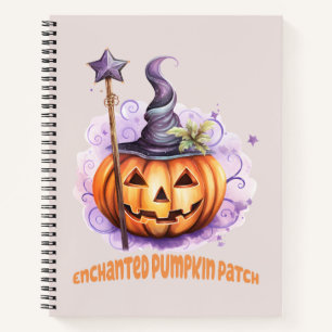 Verzauberter Pumpkin-Patch Notizbuch
