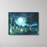 Verzauberter spukhafter Friedhof