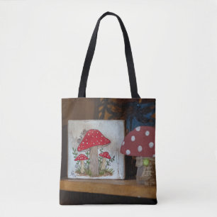 Verzauberter Stuhl - Handgemalte Leinwand Kunst Tasche