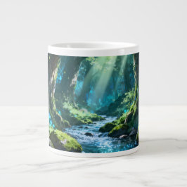 Verzauberter Wald Becher Jumbo-Tasse