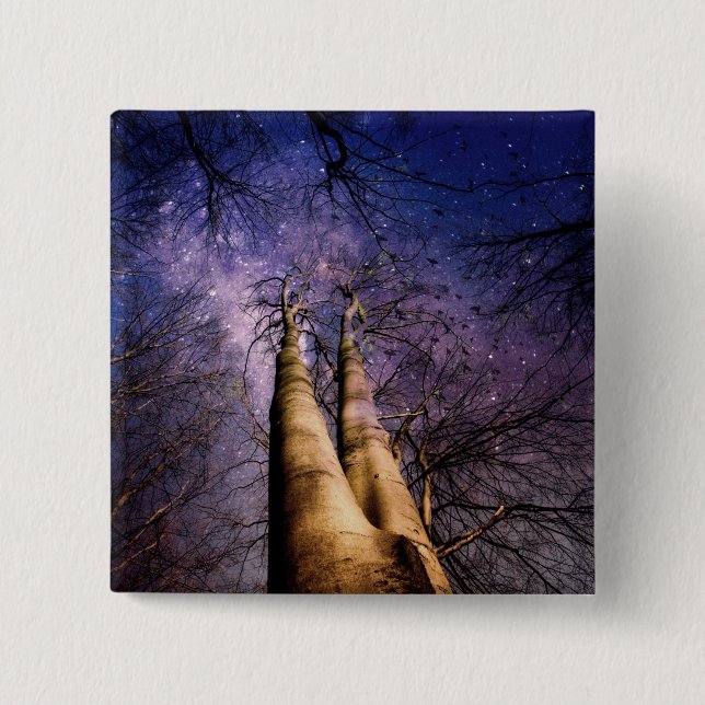 verzauberter Wald Button (Vorderseite)