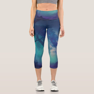 verzauberter Wald Capri Leggings