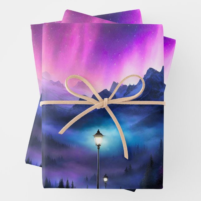verzauberter Wald Geschenkpapier Set (Beispiel)