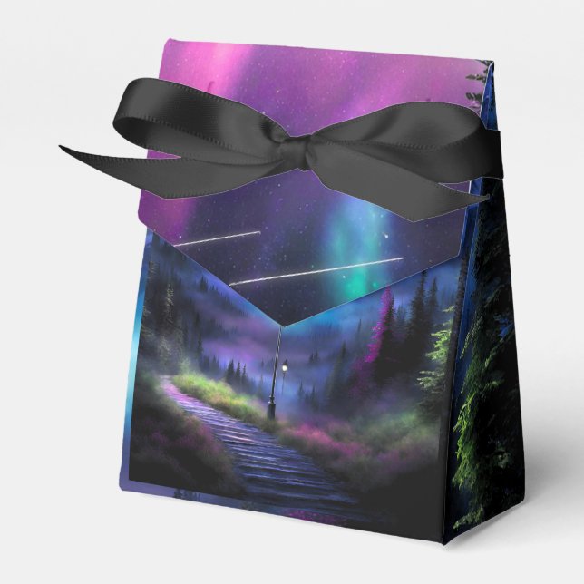 verzauberter Wald Geschenkschachtel (Vorderseite)