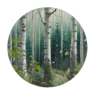 Verzauberter Wald Holzschneidebrett Schneidebrett
