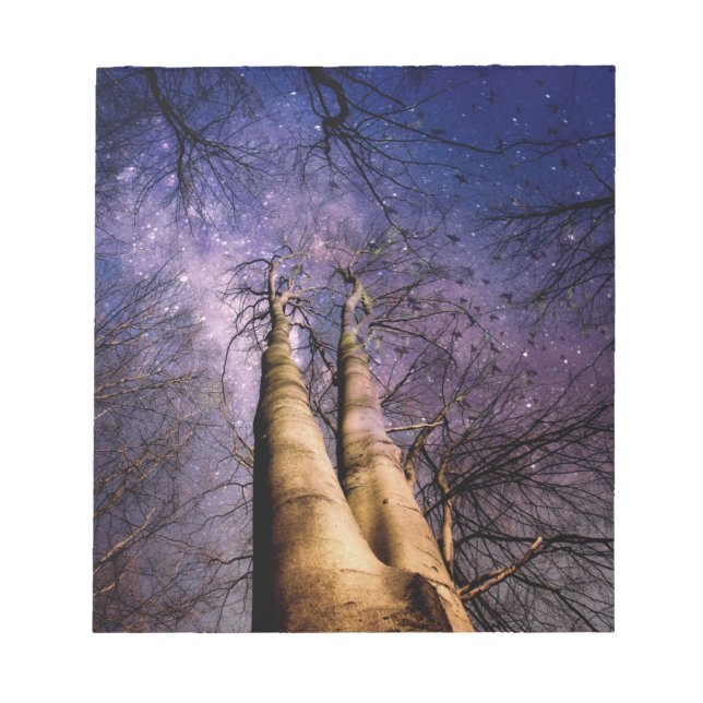 verzauberter Wald Notizblock (Vorderseite)