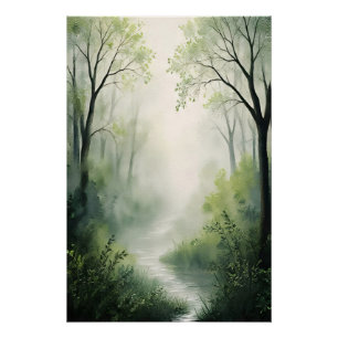 Verzauberter Wald Poster