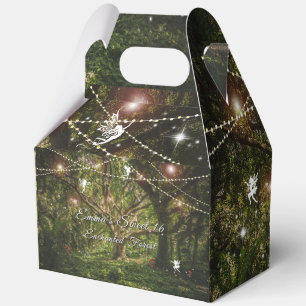 Verzauberter Wald Sweet 16 Feen Funkelnde Lichter Geschenkschachtel