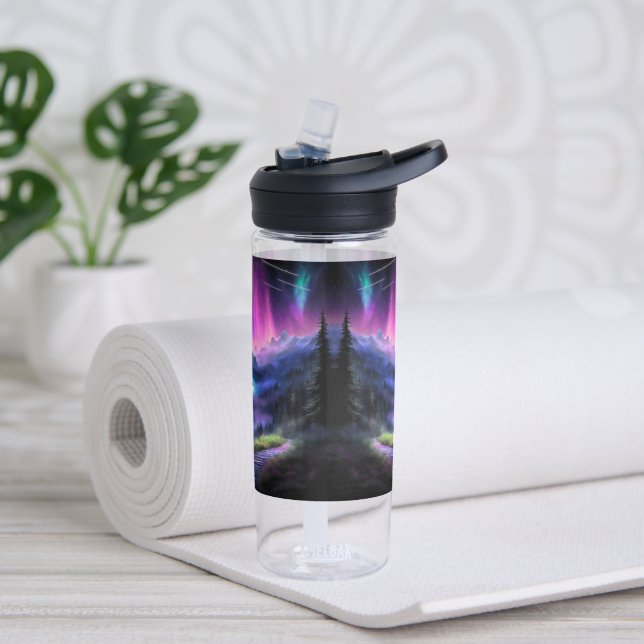 verzauberter Wald Trinkflasche (Yoga)