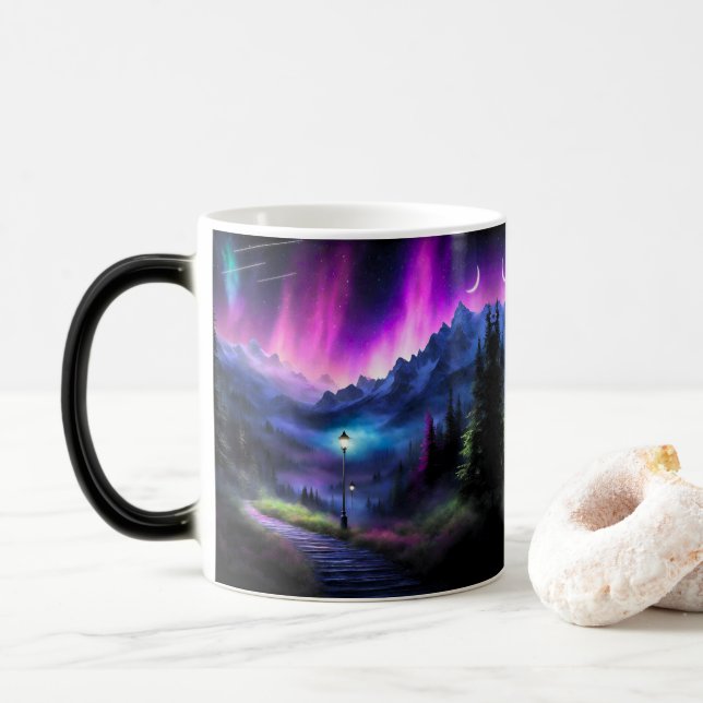 verzauberter Wald Verwandlungstasse (Mit Donut)