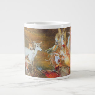 Verzauberter Wald von Künstler John Anster Fitzger Jumbo-Tasse
