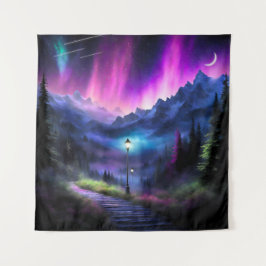 verzauberter Wald Wandteppich