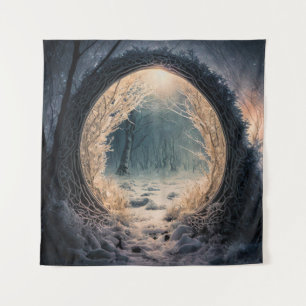 Verzauberter Wald Wandteppich