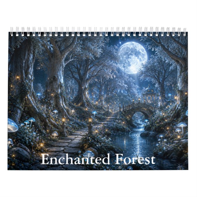 Verzauberter Waldkalender  Kalender (Titelbild)