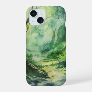 Verzauberter Waldweg-Handyhülle iPhone 15 Hülle