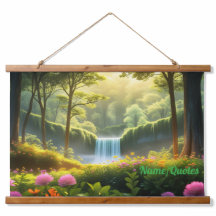 Verzauberter Wasserfall im Wald