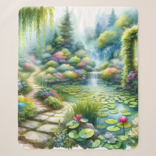 Verzauberter Wasserfallgarten-Lilienteich Sherpadecke