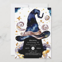 Verzauberter Watercolor Whimsy Wizard Geburtstag