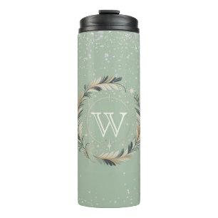 Verzauberter Winterkranz Thermosbecher