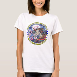 Verzaubertes Einhorn mit Kirschblüten Classic T-s T-Shirt