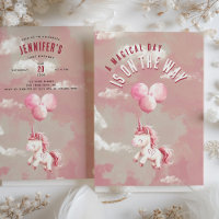 Verzaubertes Einhorn - Whimsical First Birthday Pa