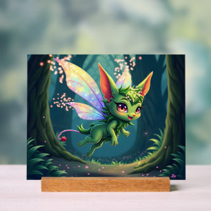 Verzaubertes Feenwesen – Magischer Waldgeist Acrylschild