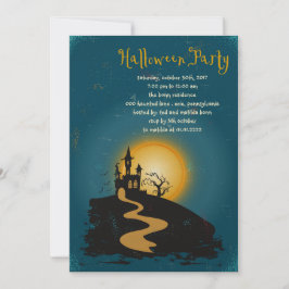 Verzaubertes Halloween-Party Einladung