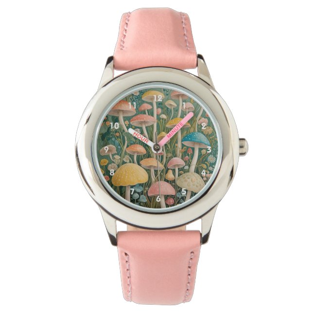 verzaubertes Holz Armbanduhr (Vorderseite)