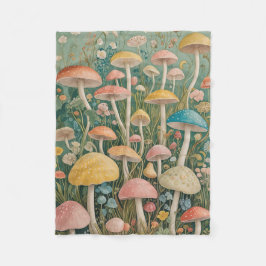 verzaubertes Holz Fleecedecke