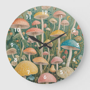 verzaubertes Holz Große Wanduhr