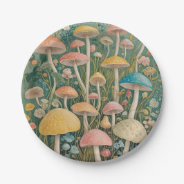 verzaubertes Holz Pappteller